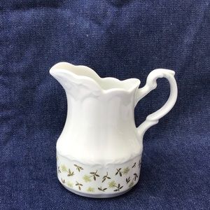 Sterling Ironstone forget-me-not jug J&G Meakin